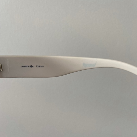 White Lacoste Sunglasses - Picture 4 of 8